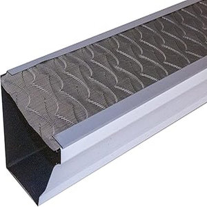 Rete di Protezione per Grondaie in Micro Alluminio con Filtro Antifoglie per la Protezione dell'Acqua Piovana, Drenaggio Tetti Residenziali, Commerciali e Giardini - Product Image 4