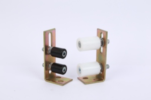 Trắng kẽm cổng sửa chữa khung 2 con lăn hướng dẫn khung trượt cổng trên hướng dẫn con lăn - Product Image 6