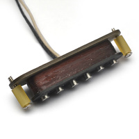 Alnico III ST Staggered Top Fiber Bobbin Single Coil Pickup B-52 M-50 N-48 Hitam
