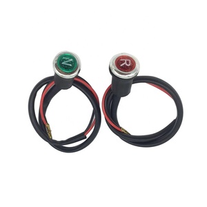 Luz indicadora roja y verde para motocicleta, luz indicadora de marcha atrás y neutral, indicador de marcha neutral para ATV, vehículo de 4 ruedas, Quad - Product Image 6