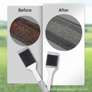 2 Pack Stainless Steel <b>BBQ</b> Grill Cleaning Brush & Scraper with Non-Stick Heat Resistance for Outdoor Use Premium Quality Tools - Product Image 2