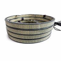 Lumina 4 pièces, anneaux LED à 10 rangées, éclairage de jantes haute densité pour camionnettes, SUV, UTV, éclairage décoratif extérieur tout-terrain