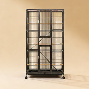 Gabbia per Uccelli con Accessori Completi, Struttura Stabile, Gabbia per Pappagalli Resistente alla Ruggine, Voliera per Allevamento Uccelli - Product Image 3