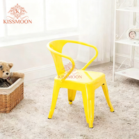Chaise empilable en acier inoxydable durable pour enfants, design moderne, idéale pour événements, hôtels, restaurants, bars, clubs, intérieur - Vente en gros