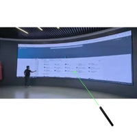 Système de projection murale interactive grand écran, pulvérisation laser, pointeur laser, projection interactive