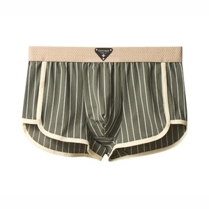 8236 Cool ghiaccio di seta Arro pantaloni di biancheria intima da uomo estate casa spiaggia pigiama pantaloni Boxer slip cinese in magazzino all'ingrosso - Product Image 5