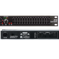 Ecualizador gráfico de audio profesional 215 de alta calidad para ecualizador gráfico de sonido