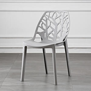 休闲椅家用空心塑料凳子靠背现代轻奢高端餐桌椅户外<span class=keywords><strong>HA</strong></span>-389型号 - Product Image 6