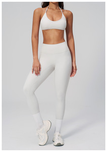 Conjuntos de yoga, mallas deportivas, pantalones cortos ajustados, pantalones rectos, sujetadores deportivos holgados para mujer, camisetas sin mangas, camisetas de gimnasio personalizadas, camisetas de manga larga - Product Image 5