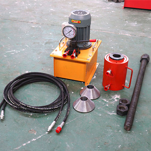 Máy ép lót xi lanh máy xúc bánh xích 70T, tích hợp điện và tay quay, dùng để ép và tháo bạc lót - Product Image 1