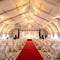 Tente de réception géante pour 1000 invités, tente en aluminium TFS pour cérémonie de mariage, événement commercial