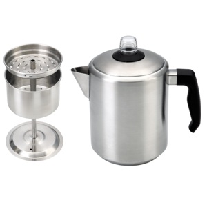 Fabricant de percolateurs à café, cafetière américaine en acier inoxydable, bouilloire à thé et à café de 2,0 L - Product Image 1