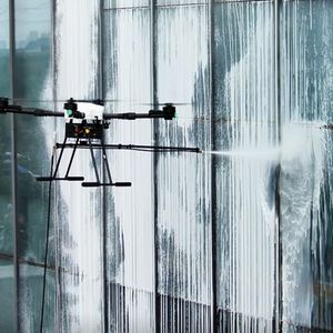 Drones de nettoyage de fenêtres haute pression professionnels JIUSI D15R pour façades de bâtiments, tours, panneaux solaires, toits, nettoyage de vitres - Product Image 1