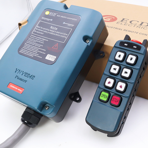 Nuevos carros de polipasto de control remoto por radio industrial Diseño antivuelco con código fijo - Product Image 2