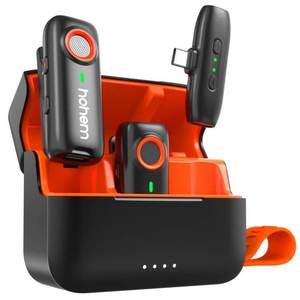 Micrófono Inalámbrico Lavalier Hohem de 2.4ghz MIC-01, Plug and <span class=keywords><strong>Play</strong></span>, 20 Horas de Duración de la Batería, Micrófono Inalámbrico para Móviles Android, iPhone, iOS - Product Image 1