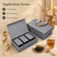 Boîte cadeau écologique de qualité supérieure avec fermeture magnétique, couleur personnalisée, boîte à courrier mate en carton ondulé pour montre, bracelet, collier
