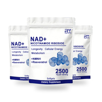 Capsules NAD en marque privée avec nicotinamide riboside d'élite, trans-resvératrol, quercétine, fisetine, pour la santé cardiaque