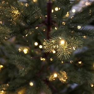 Factory Wholesales Cast 3D 100% PE Christmas Tree Pine Shape Prelit for Home Decorations - Product Image 4
