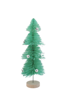 Mini sapin de Noël en plastique, décoration de bureau/fenêtre