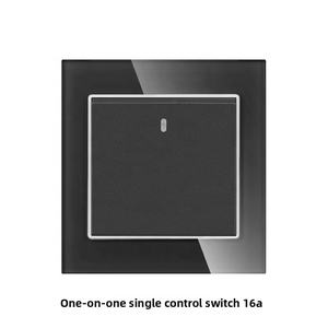 Estándar británico 13A Panel de interruptor de pared de un <span class=keywords><strong>enchufe</strong></span> abierto Anillo exterior de vidrio para el hogar <span class=keywords><strong>Enchufe</strong></span> y enchufes de exportación transfronterizos - Product Image 6