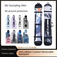 Housse de protection avancée pour snowboard/ski pour homme, résistante aux rayures, antirouille, imperméable, à porter à l'épaule/au dos/en main