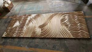 Panel de Madera Tallada a Mano para Decoración de Pared de <span class=keywords><strong>Villa</strong></span> Contemporánea, con 50 mm de Grosor y Tamaño Personalizable - Product Image 3