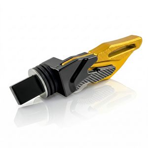 Pédale arrière antidérapante en alliage d'aluminium Qiangye pour moto – Pièce de modification - Product Image 1