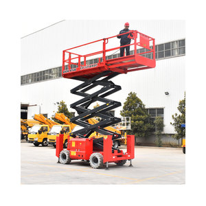 Plataforma Elevatória Elétrica Autopropelida Tipo Tesoura Hidráulica, Elevador Móvel Personalizável de Novo Design para Venda - Product Image 5