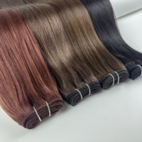 Extensions de Cheveux Humains Remy Vierges de Qualité Luxe, Double Trame, 14-26 Pouces