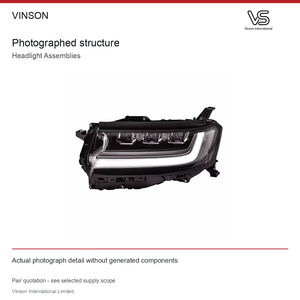 Paires de phares pour Toyota Land Cruiser LC300 2022-2023 Configuration photographiée - Product Image 3