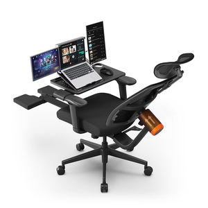 เก้าอี้คอมพิวเตอร์สำหรับผู้บริหารปรับพนักพิงศีรษะหรูหราตามหลักสรีรศาสตร์เก้าอี้สำนักงานหมอนรองเอวทันสมัยสำหรับผู้บริหารสำนักงาน - Product Image 1