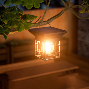 Năng lượng mặt trời Powered vườn ánh sáng cảm ứng không thấm nước ngoài trời ánh sáng mặt trời sạc Road đường phố Patio lối đi treo tường Tungsten đèn - Product Image 2