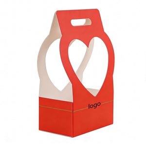 Luxury Recyclable Portable Flower <b>Gift</b> <b>Box</b> Valentine's Day Rigid Embossing Vanishing Wedding Party Arrangements Food Gold Foil - Product Image 2