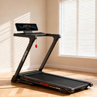 2026 Treadmill Rumah Baru 1.5HP Lipat Elektrik Mesin Lari Otomatis Miring 1-14KM/Jam Kecepatan Peralatan Kebugaran Harga Pabrik