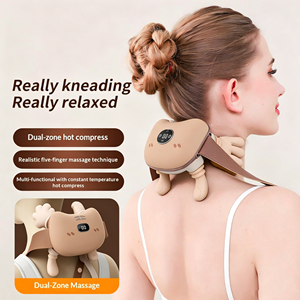 เครื่องนวดคอและไหล่แบบพกพาขนาดเล็ก 3 <span class=keywords><strong>มิ</strong></span>ติ ชิอัตสึ พร้อมระบบทำความร้อ<span class=keywords><strong>น</strong></span> <span class=keywords><strong>น</strong></span>วดคลึง ควบคุมเวลา ชาร์จไร้สายแบบ Type-C - Product Image 1