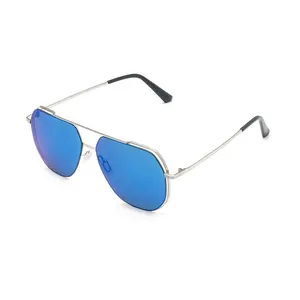 Gafas de sol personalizadas para hombre con logotipo UV polarizadas, viseras resistentes para el sol, gafas con espejos para conductor