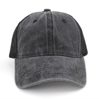 Casquettes personnalisées avec plaque de lumière lavée, casquette en maille respirante pour hommes et femmes, casquette de baseball, chapeaux de camionneur