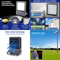 Projecteur LED professionnel extérieur pour usage professionnel, certifié CE ROHS IP65, en aluminium, 30W 50W 100W 150W 200W 300W 400W 500W 600W