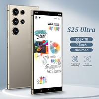 Smartphone S25 Ultra 5G, Écran HD 7,3 Pouces, 16 Go + 1 To, Android 14, Double Carte SIM, Caméra Arrière 108 MP, Charge Rapide 100 W, Téléphone Mobile 5G Haute Qualité Espagnol
