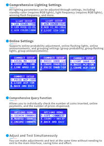 Colorful Paw Mini Crane Machine Jeu d'intérieur amusant à pièces pour multijoueur Blue Gamezeuges - Product Image 5