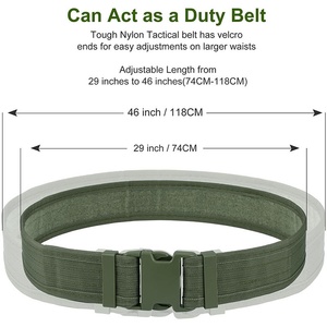 Equipo modular de moda Cinturón táctico de utilidad de seguridad con componentes Bolsas Funda para caza de seguridad - Product Image 3