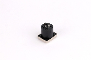 Connecteur femelle Speakon carré en métal 4P, audio <span class=keywords><strong>3</strong></span> 4 <span class=keywords><strong>5</strong></span> 6 7 broches, connecteur <span class=keywords><strong>XLR</strong></span> pour châssis, connecteur de câble pour montage sur panneau PCB - Product Image 3