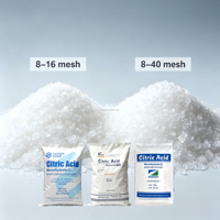 Acide citrique monohydraté E330 CAS5949-29-1 Régulateur de pH de qualité alimentaire Marques TTCA/Ensign/Lemon Star pour produits chimiques quotidiens, aliments et confitures