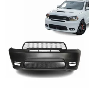 Nouveau design SRT style voiture avant Kit de carrosserie couvercle de pare-chocs avant kit de conversion d'assemblage avec grille pour Dodge Durango SRT 2016-2019