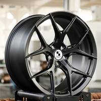 Jantes forgées ANRUN personnalisées de 18 à 21 pouces, design à rayons en Y noir mat pour Tesla Model 3 Y/S/X/Plaid 6061-T6 DOT/JWL/VIA