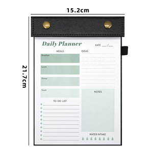 פנקס יומי מותאם אישית לתכנון, רשימת מטלות, 100 דפים ניתנים לתלישה, פנקס פורמטיביות עם קו קריעה וכפתור - Product Image 5