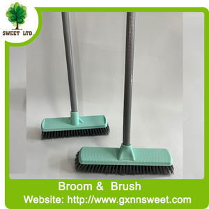 Venta caliente interior/al aire libre Bush escoba cerdas de madera recogedor para todos los días cocina hogar jardín limpieza para uso de barrido - Product Image 3
