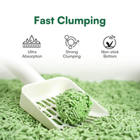 Litière pour chat biodégradable en tofu avec parfum Feline Fresh, granulée agglomérante, jetable aux toilettes, pour achat en vrac