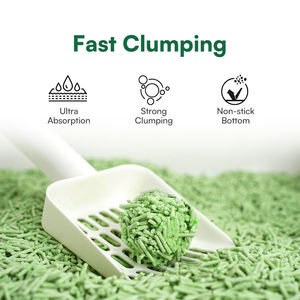 Litière pour chat biodégradable en tofu avec parfum Feline Fresh, granulée agglomérante, jetable aux toilettes, pour achat en vrac - Product Image 3