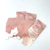 Benutzer definierte Logo gedruckt rosa Pappkartons mit Fenster Falt papier Box für Peeling Kopfhaut Pinsel